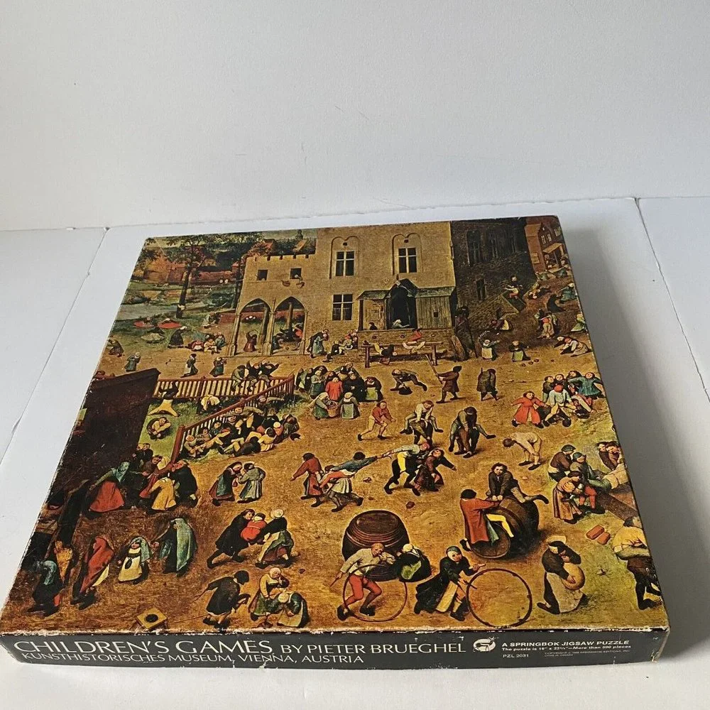 Children's‎ Games by Peter Brueghel 500 pc puzzle 1969 Medieval 16
